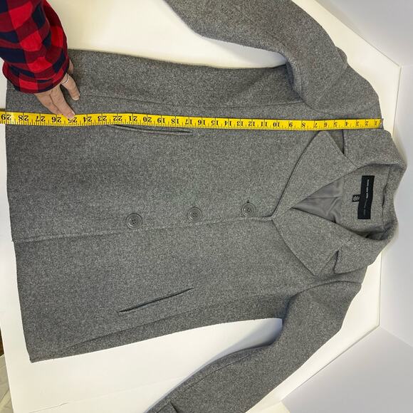 Marc New York by Andrew Marc Women’s Gray Wool Coat - Size Medium - Picture 5 of 10